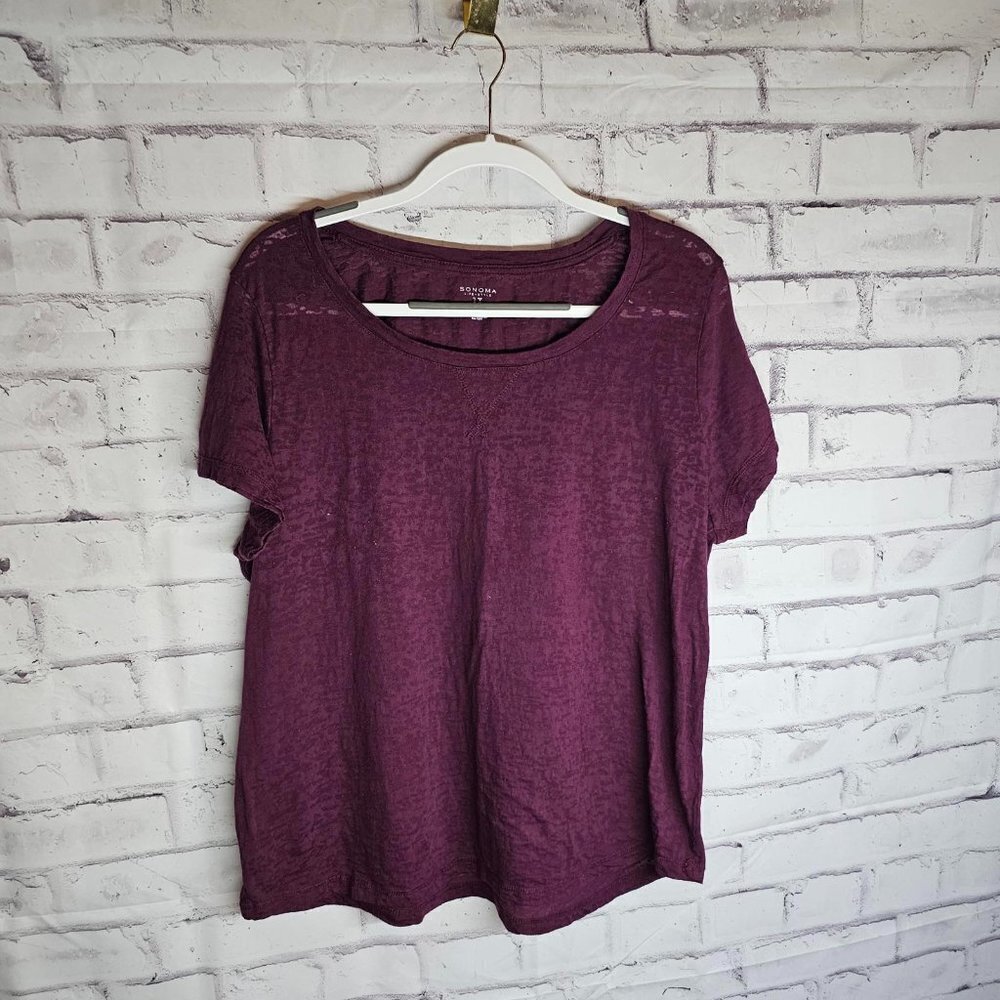 Maroon Short Sleeve Shirt